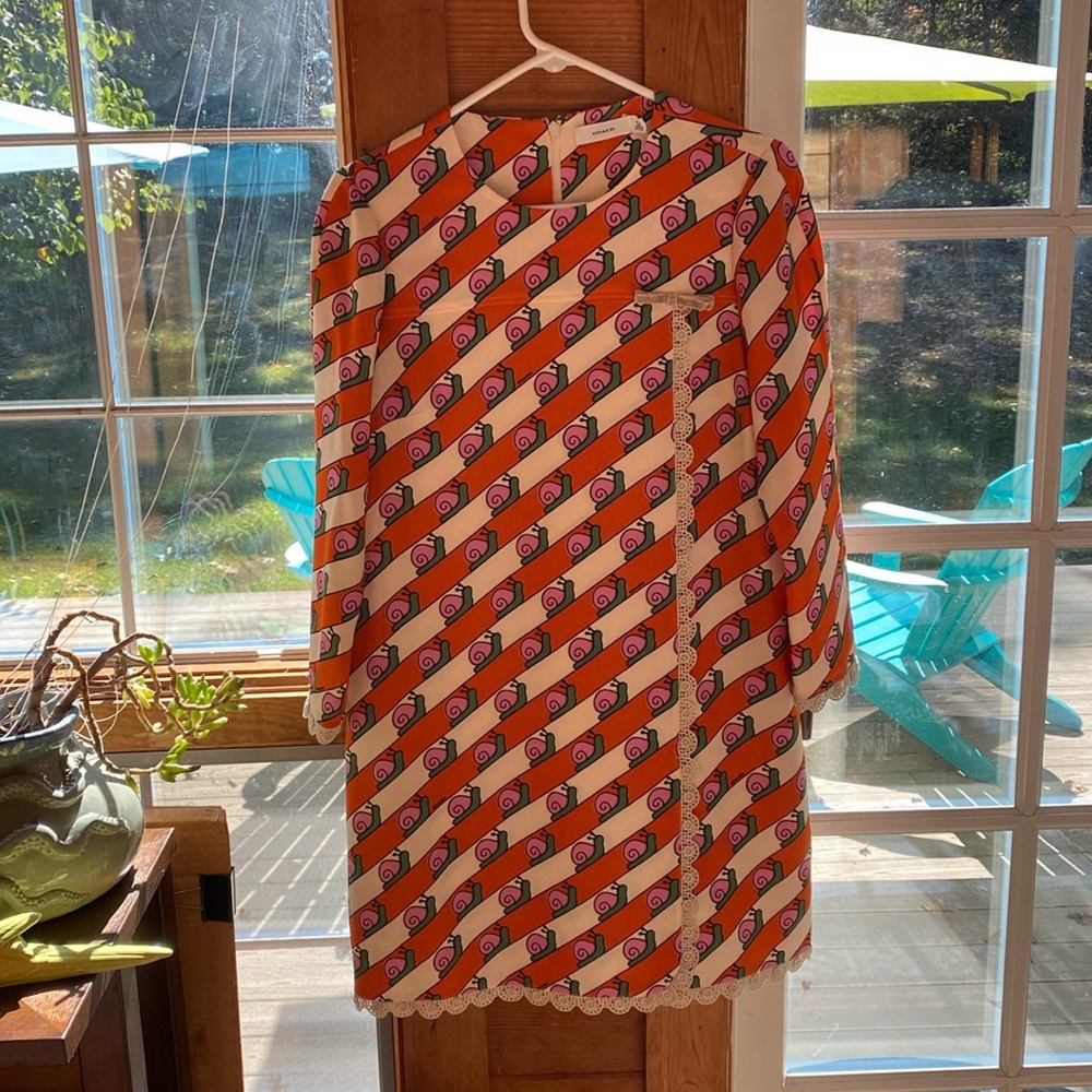 Coach snail dress size 8